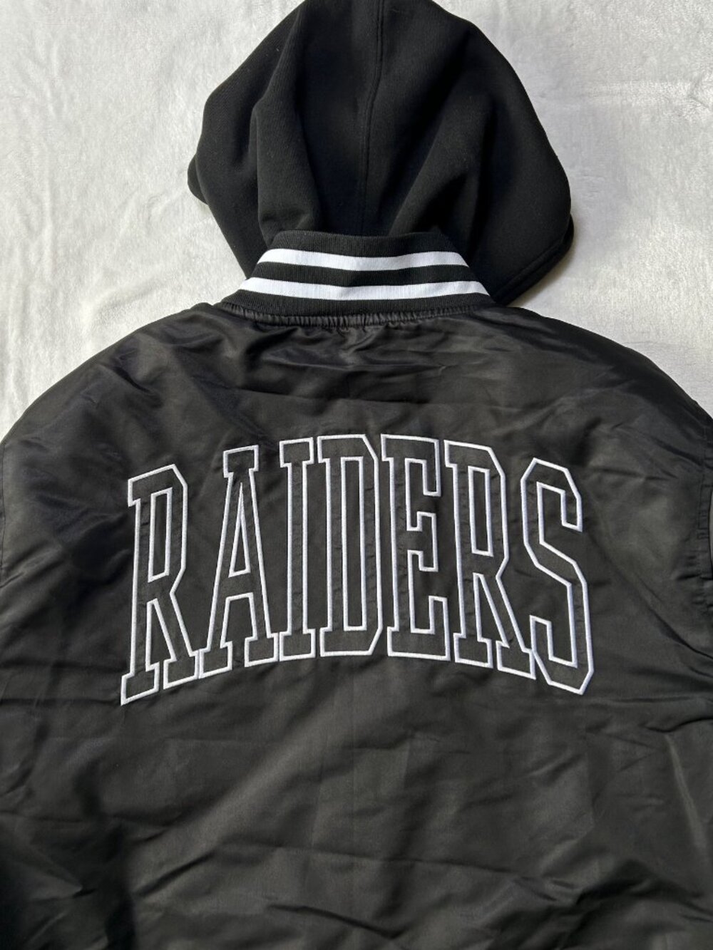 Oakland/LV Raiders Hoodie Jacket by Ultra Game - Large